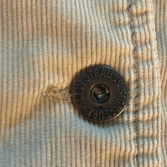 Levi Strauss Vintage Blazer Light Tan Corduroy Women’s Medium - Picture 5 of 14